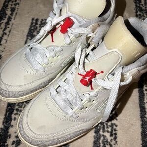 Jordan Off-White/Red Spizike Low sneakers